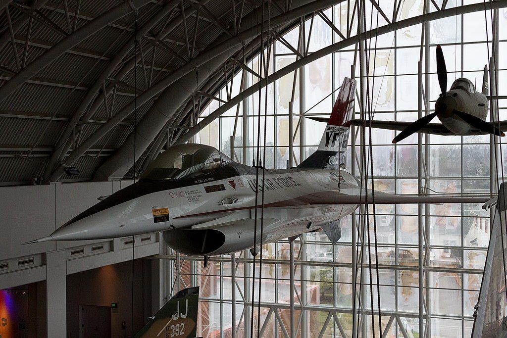 Interior View of Virginia Air and Space Center in Hampton, Virginia