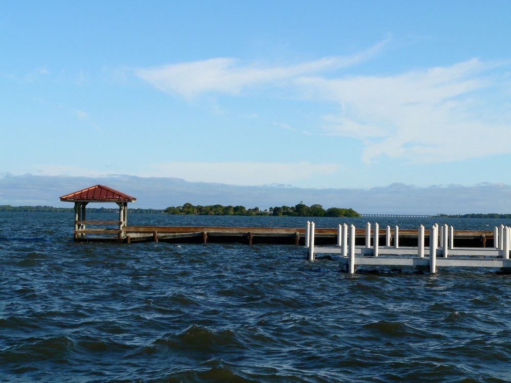A dock at Parrish Park.