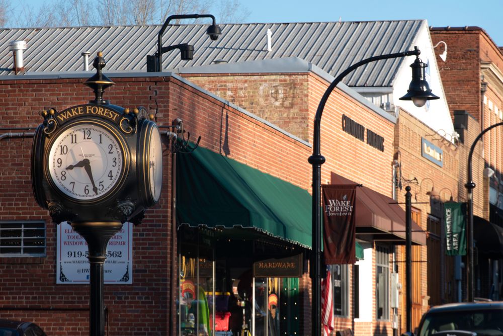 Shops at Downtown Wake Forest.