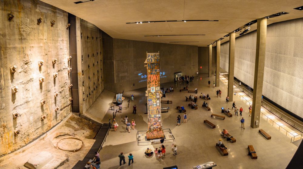 View of 911 Memorial and Museum
