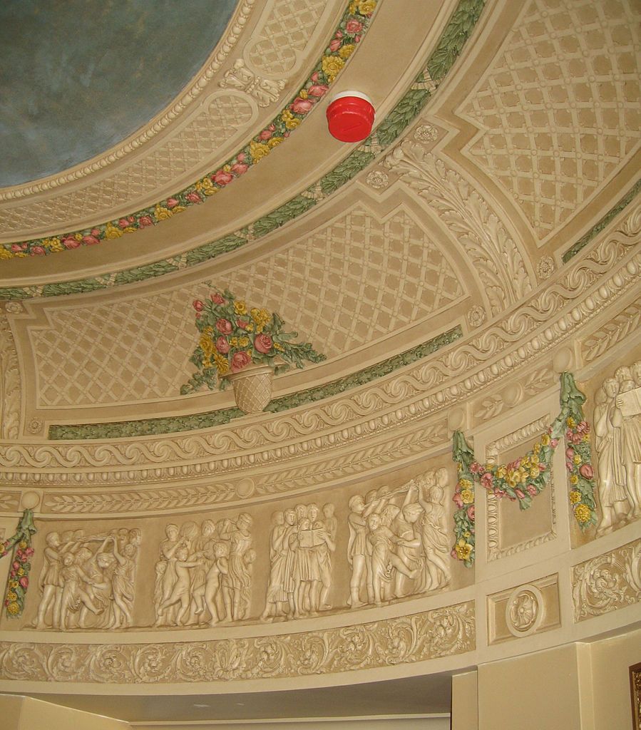 Mesmerizing details on the cieling at AL. Ringling Mansion