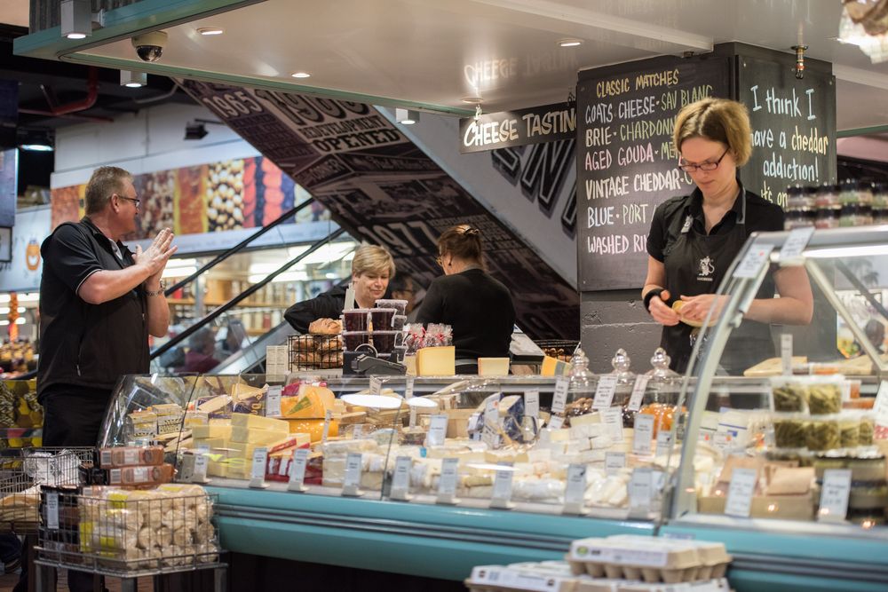 Cheese tasting at Adelaide Central Market