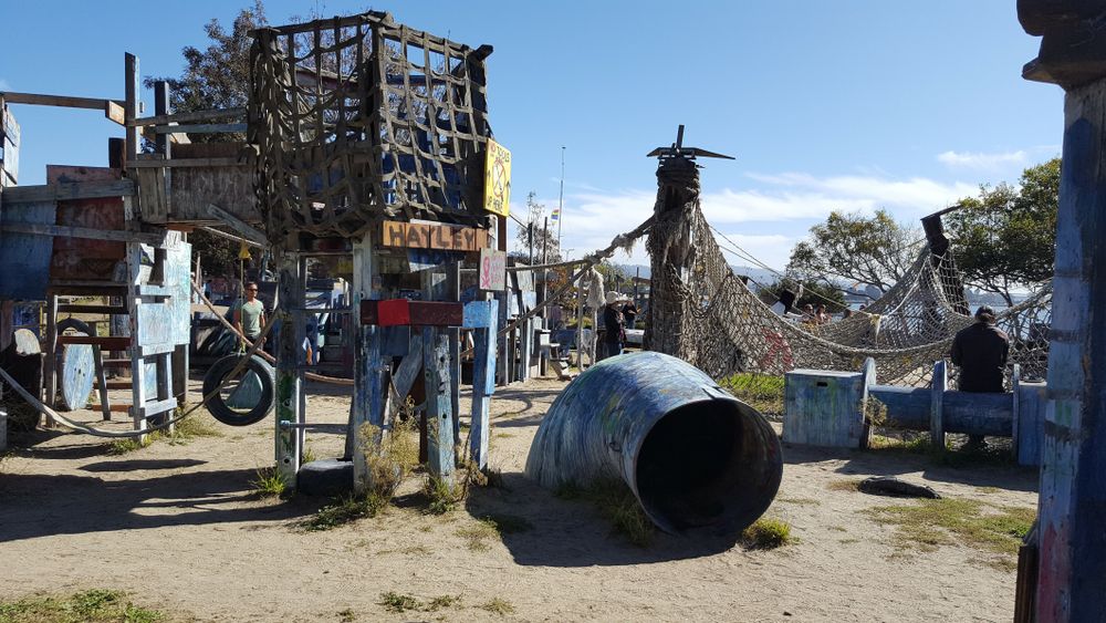 Play area at Adventure Playground