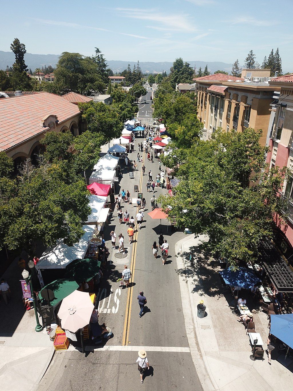 View of Campbell Farmer’s Market
