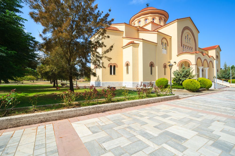Exterior of Agios Gerasimos monastery