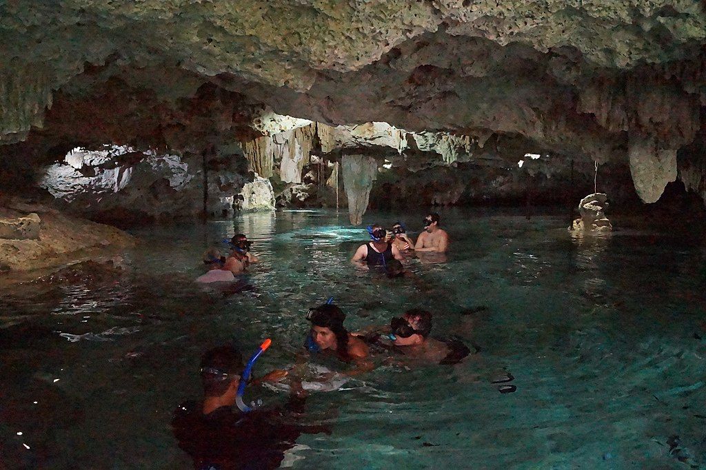 Snorkeling at Aktun Chen