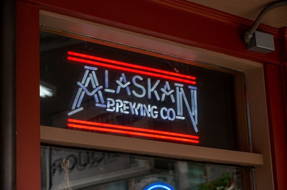 Signage of Alaskan Brewing Co.
