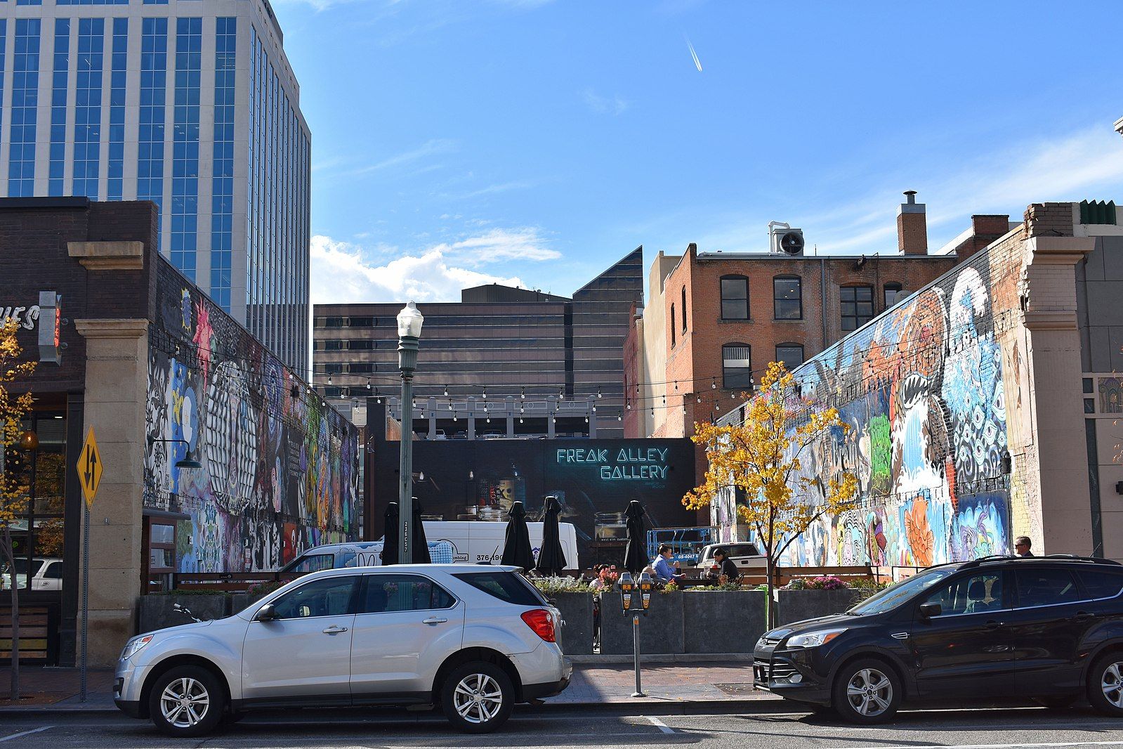 Murals at Freak Alley Gallery in Boise, ID