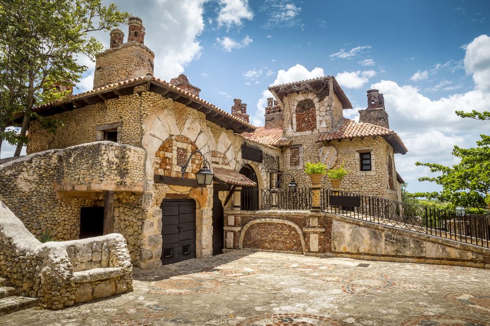 Ancient architecture at Altos de Chavón in La Romana