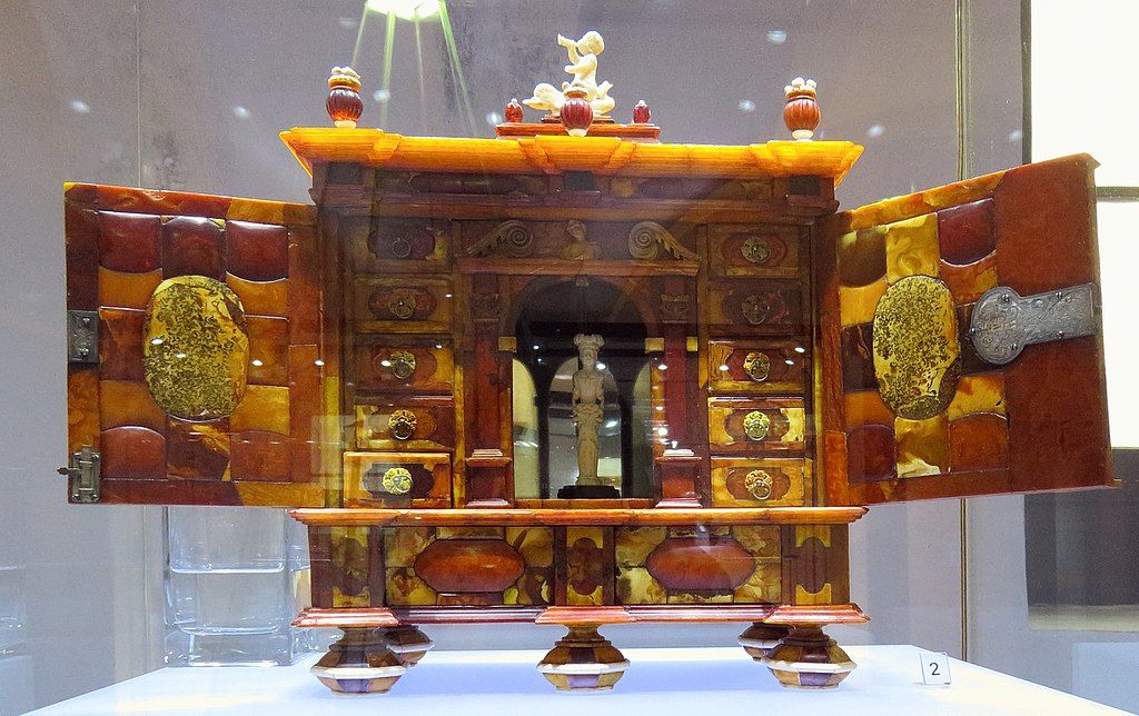 Display at Amber Museum in Gdańsk