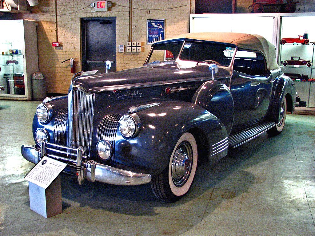 Vintage car displayed at America’s Packard Museum