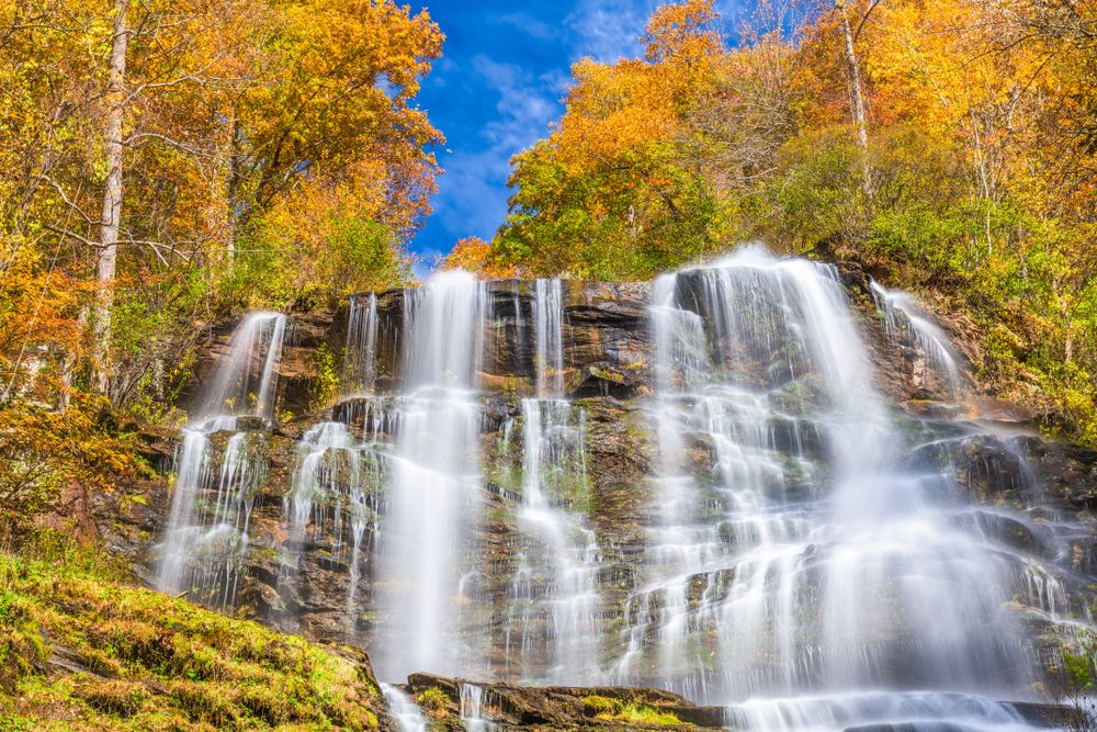 Waterfall at Amicalola Falls State Park 