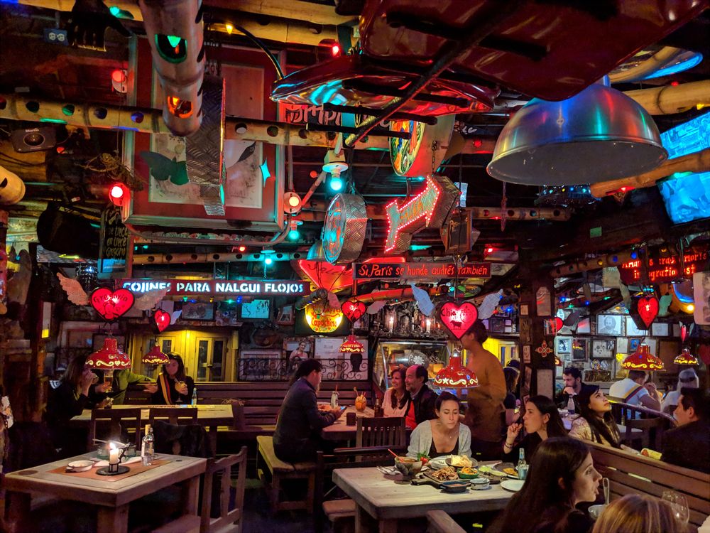 Interior of Andrés Carne de Res