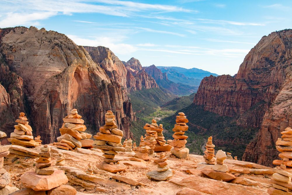 Breath-taking view from Angels Landing