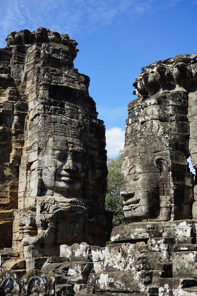 Sculptures at Angkor Wat