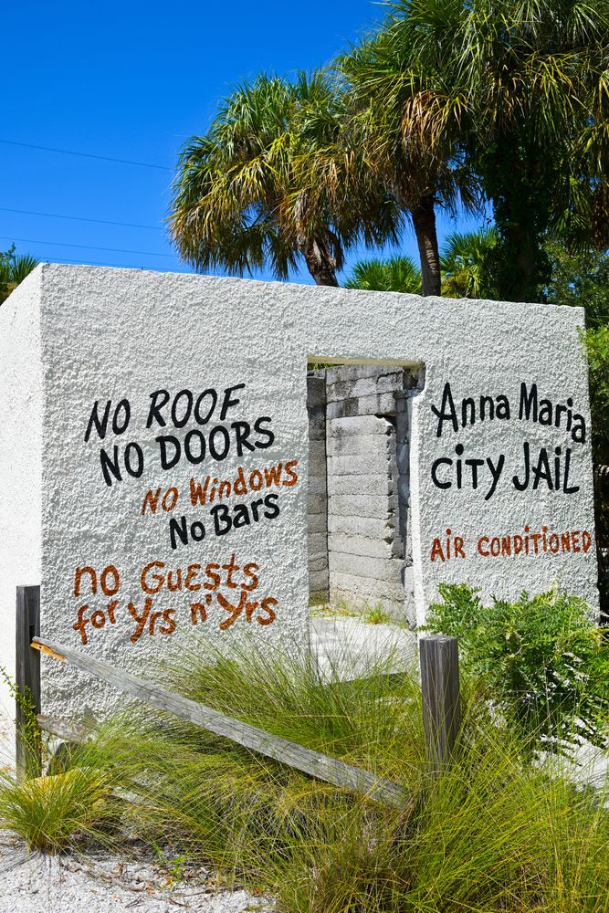 Graffiti on the walls of Anna Maria Island Historical Society Museum