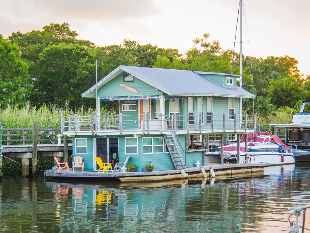 A house at Apalachicola Bay