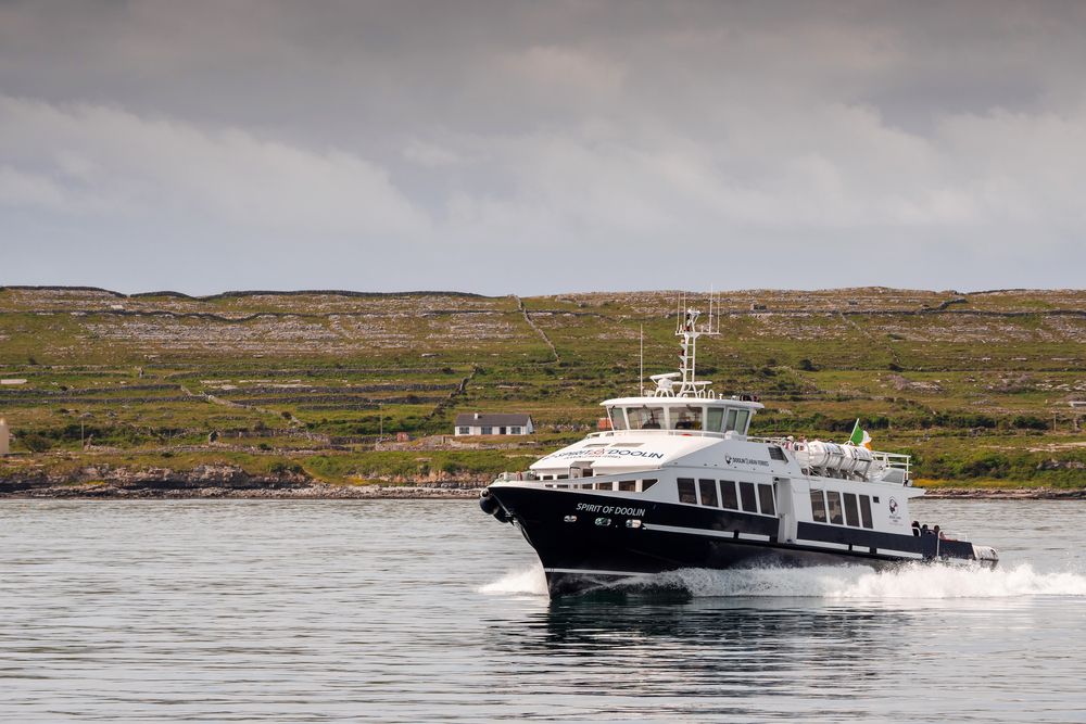 Ferry boat in Aran Islands