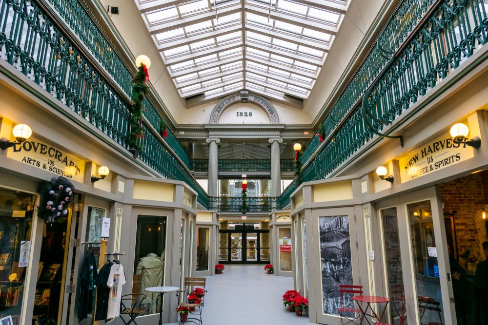 Interior of Arcade