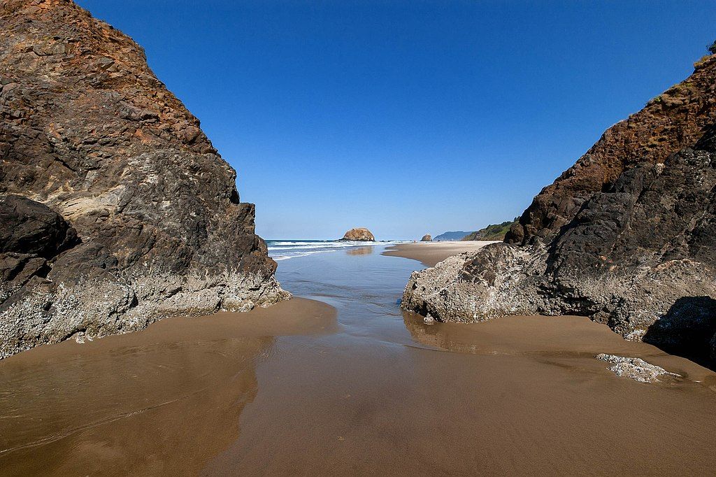Humbug point at Arcadia Beach Recreation Site