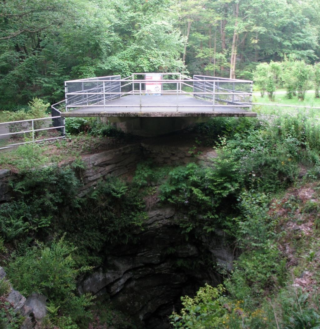 Closer view of Archbold Pothole state Park