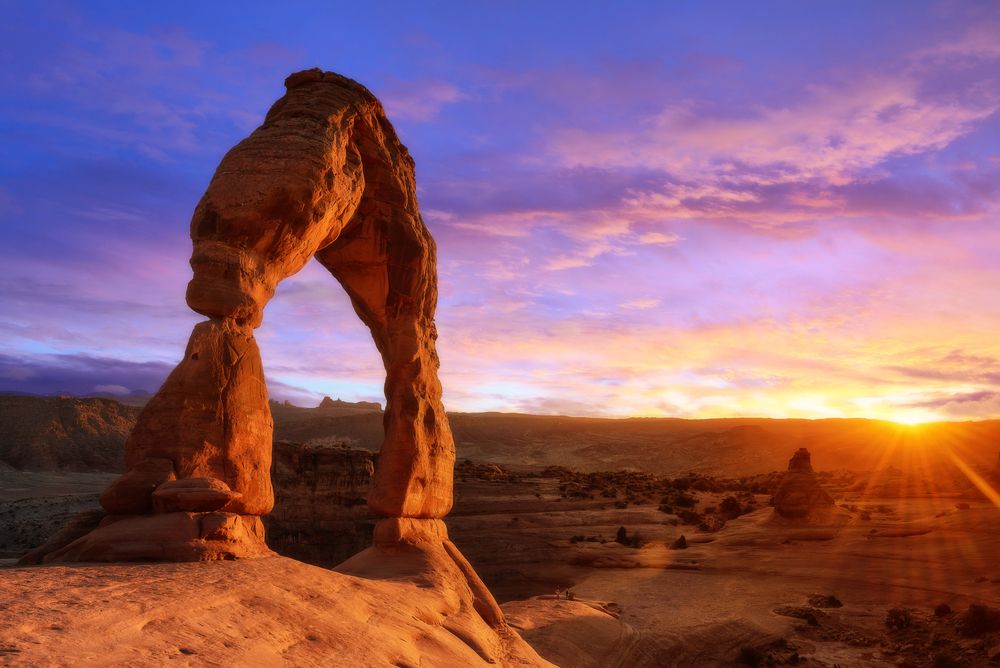 Sunset at Delicate Arch