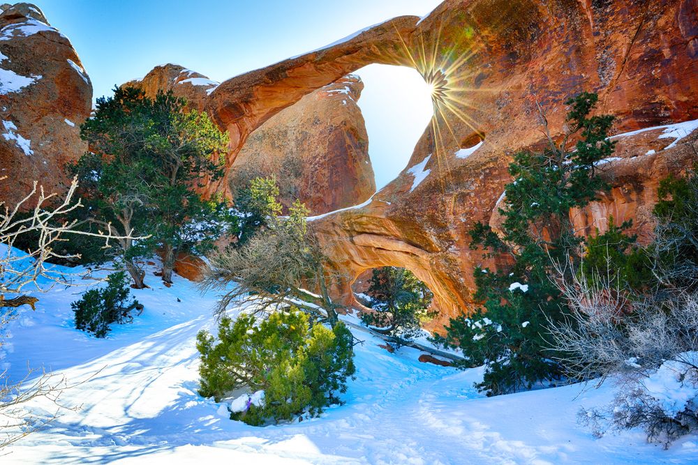 Scenic view of Devil’s Garden