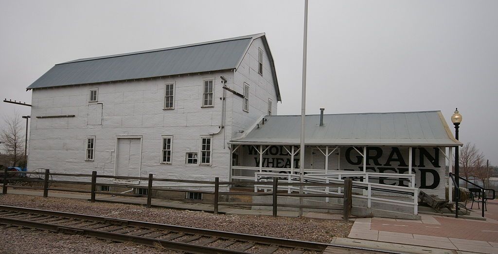 Front view of Arvada Flour Mill