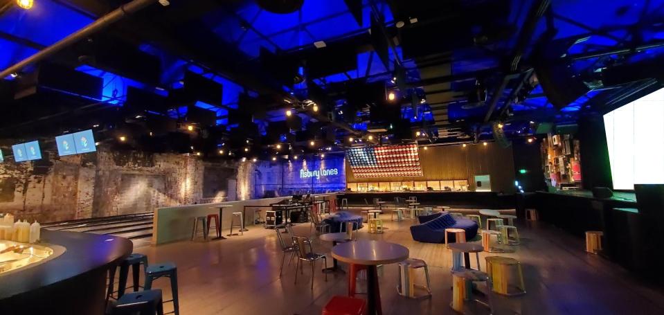 Interior view of the Asbury Lanes in Asbury Park