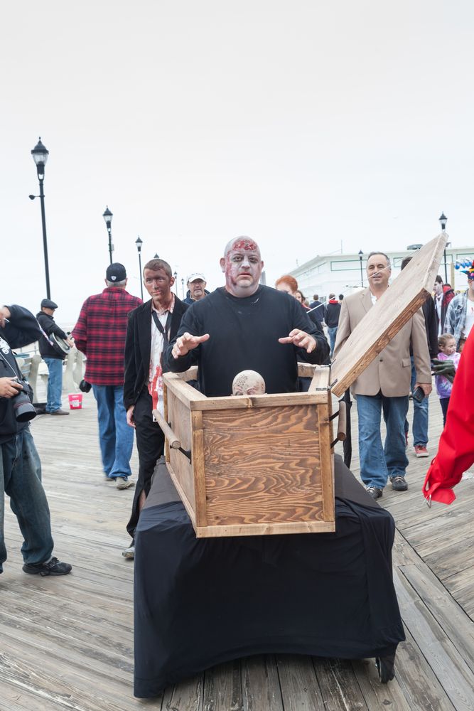 Halloween celebration at Asbury Park Boardwalk in Asbury Park