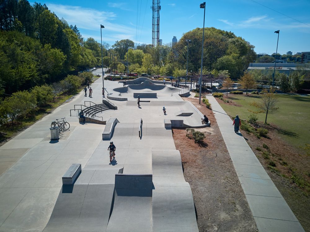 Skate park at Atlanta BeltLine