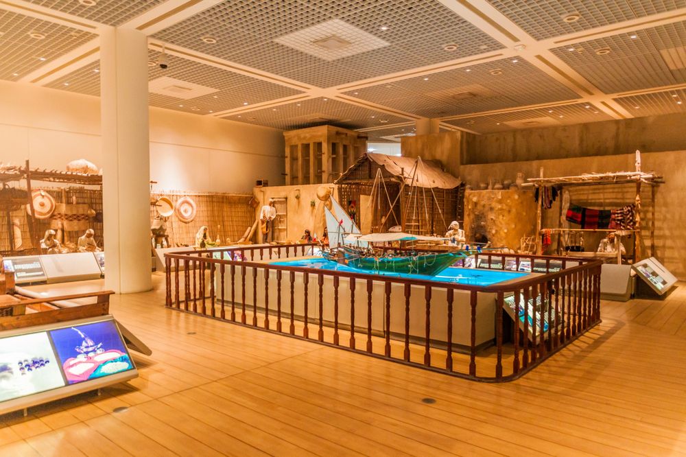An exhibit in Bahrain National Museum