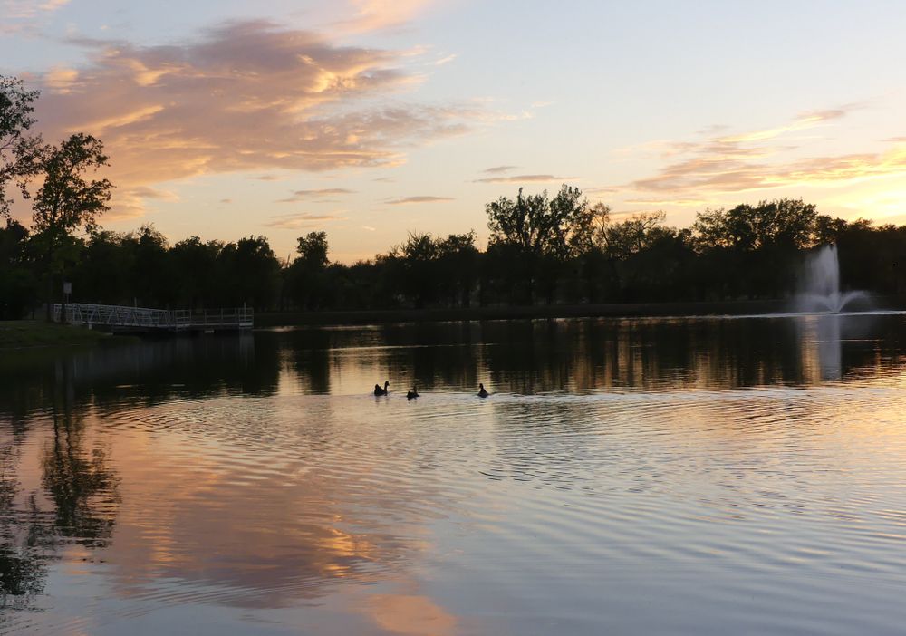 Scenic view of Bailey Lake Park