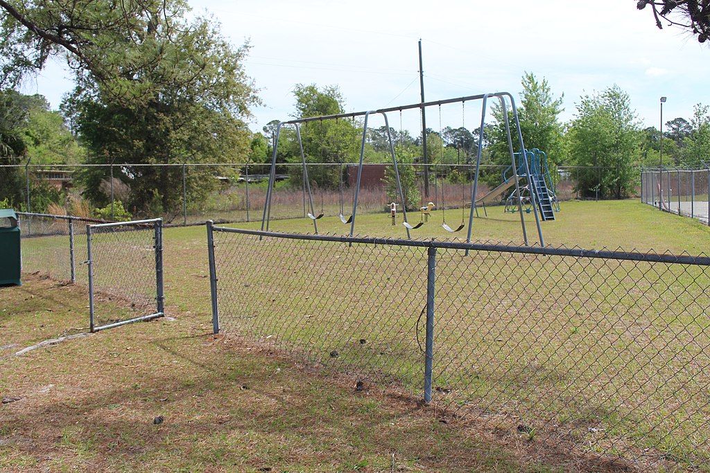 Kids play area at  Bailey Street Park