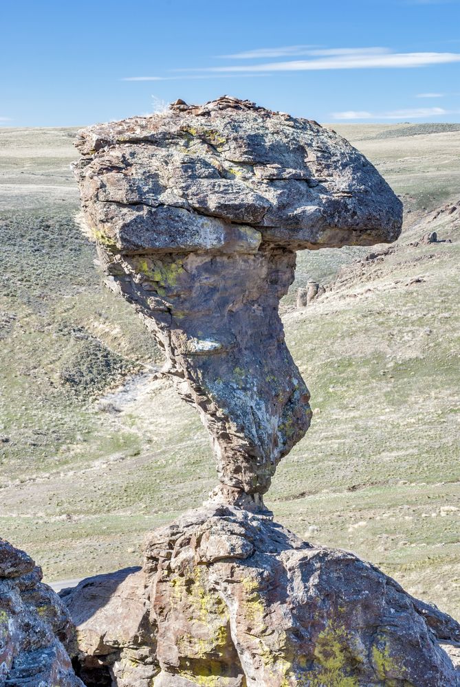 Closer view of Balanced Rock