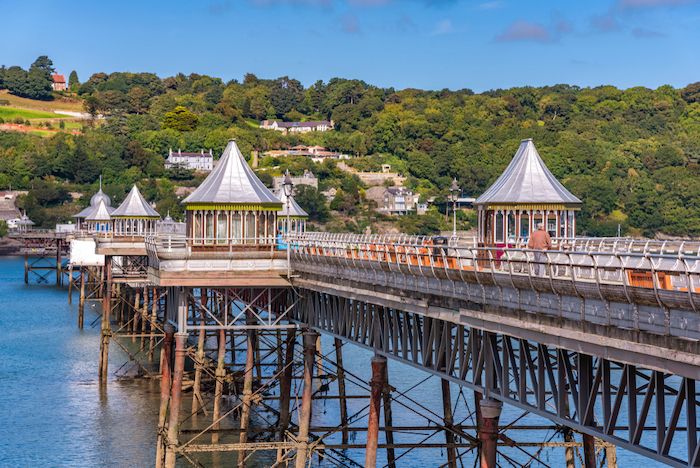 Daytime view of the Bangor Pier
