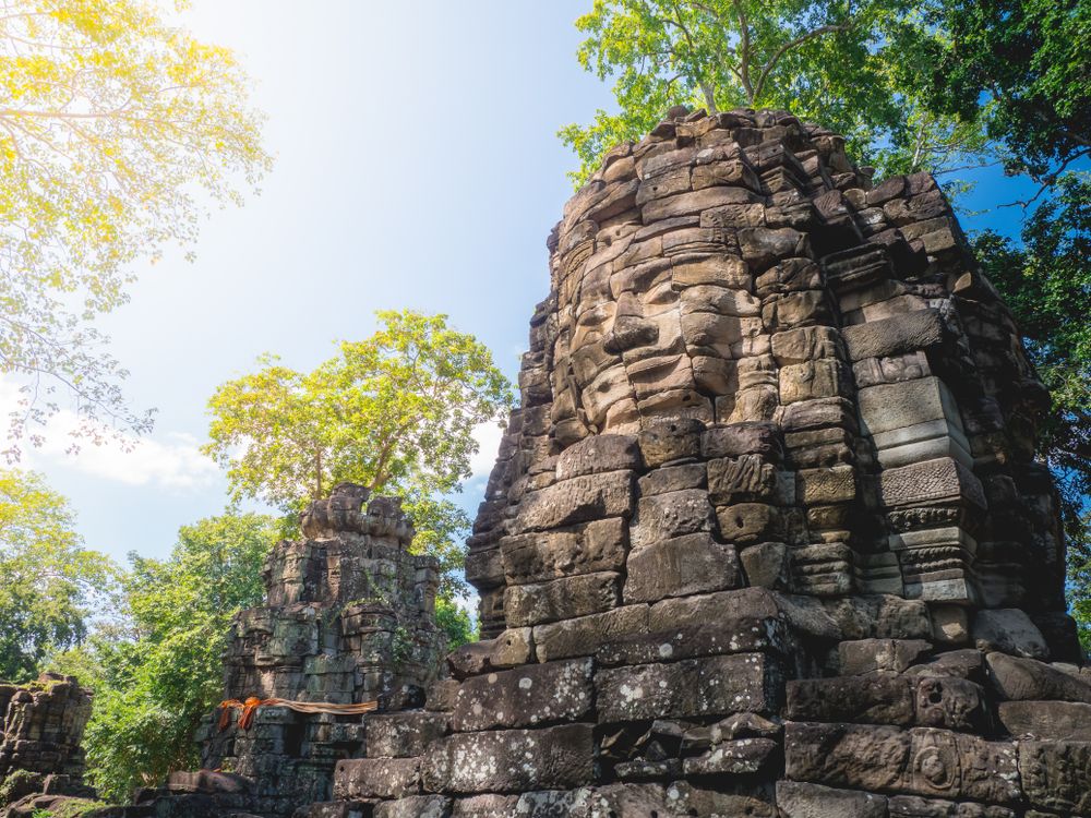 Ruined temple stone at Banteay Chhmar