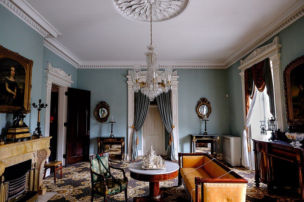 Interior view of Bartow-Pell Mansion Museum