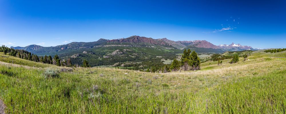 Landscape of Beartooth Highway