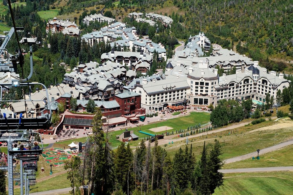 Aerial view of Beaver Creek Village
