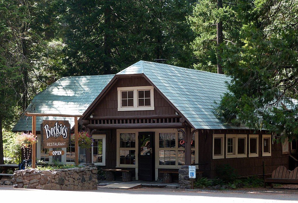 Exterior view of Beckie's Café