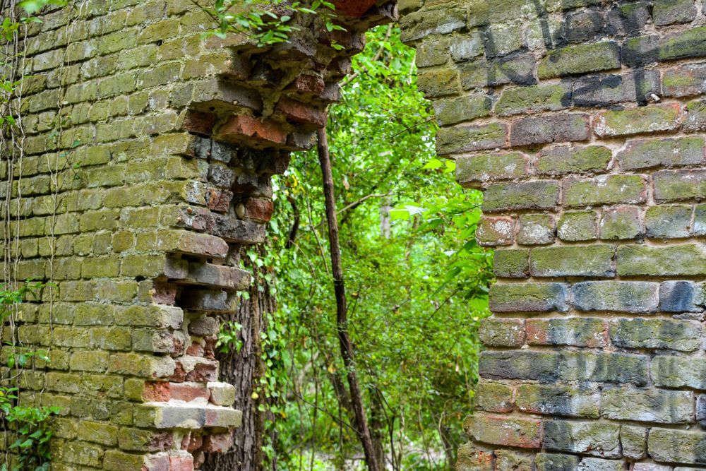 Ruins of a building at Belle Isle