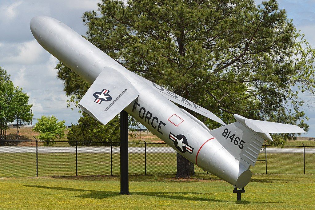 Model of a missile at Belleview Park in Englewood