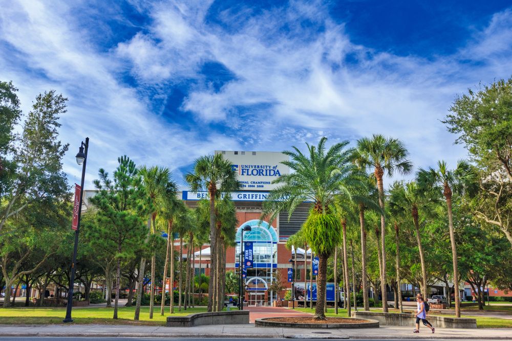 Front view of Ben Hill Griffin Stadium