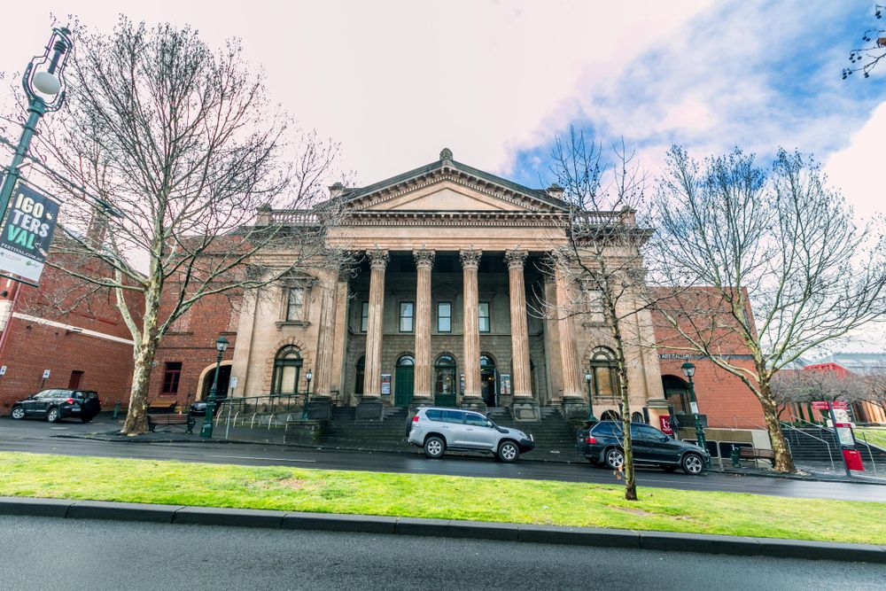 Exterior of the Bendigo Art Gallery