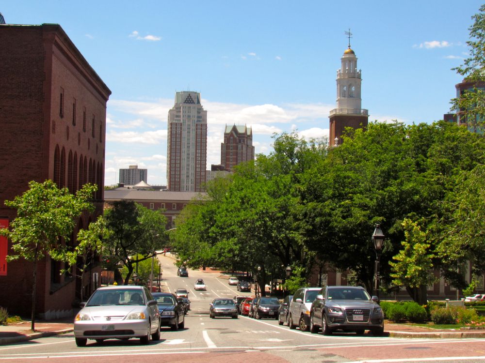 Street view of Benefit Street