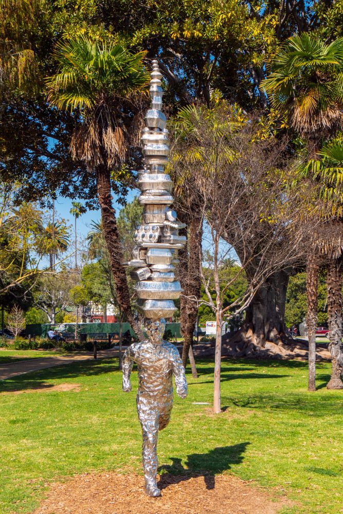 Sculpture at Beverly Gardens Park