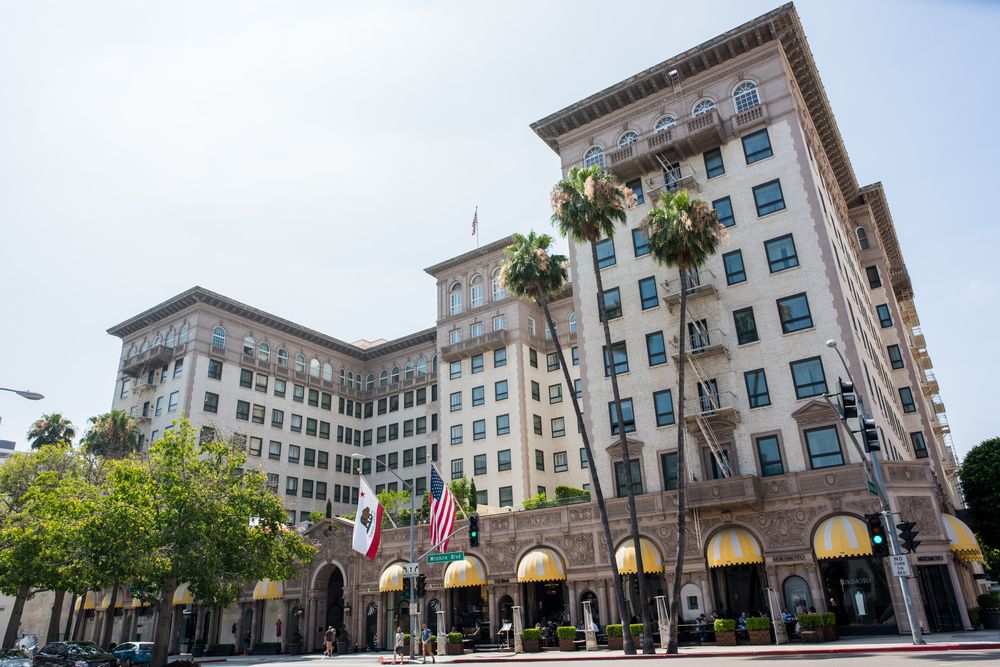 Outside view of Beverly Wilshire, A Four Seasons Hotel