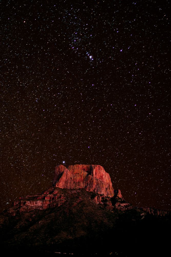 Starry sky at Big Bend National Park