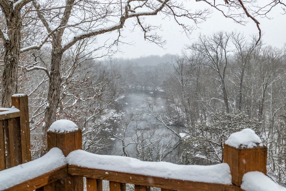 Winter view of Big Darby Creek